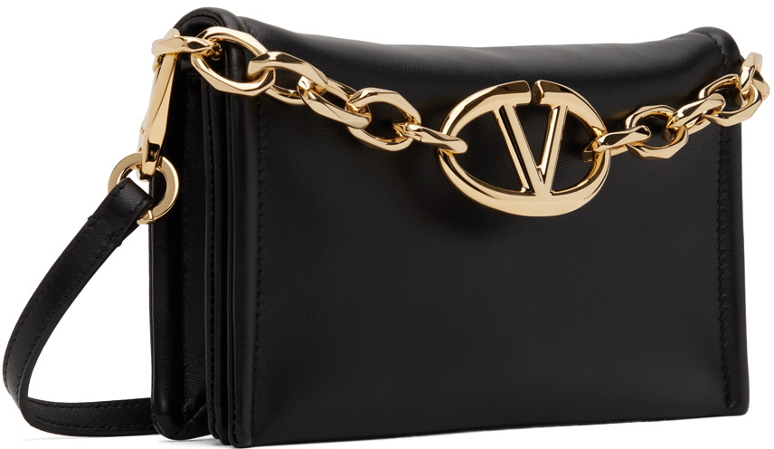 クラッチバッグ VALENTINO GARAVANI 'VLogo Chain' clutch bag Black Valentino Garavani Black Vlogo Chain Clutch Bag Valentino