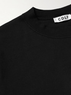 CDLP - Mobilité Logo-Embroidered Cotton-Jersey T-Shirt - Black