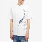 Burberry Men's Chain Print T-Shirt in Knight