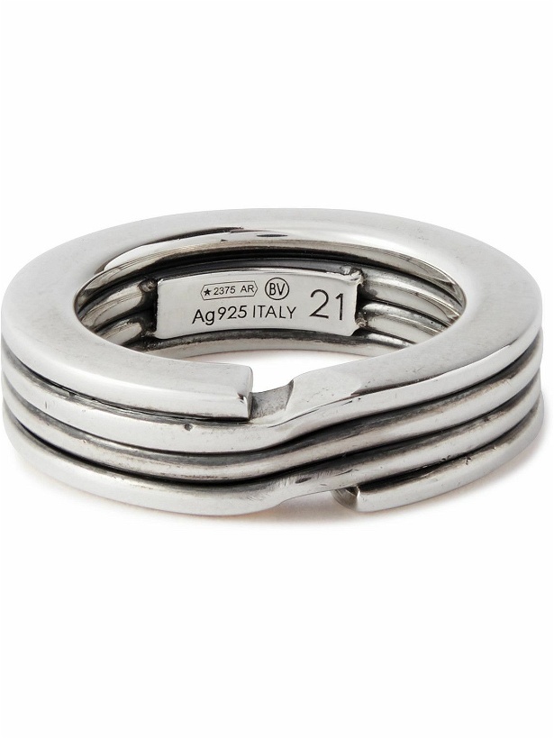 Photo: Bottega Veneta - Key Chain Sterling Silver Ring - Silver