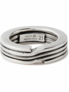 Bottega Veneta - Key Chain Sterling Silver Ring - Silver
