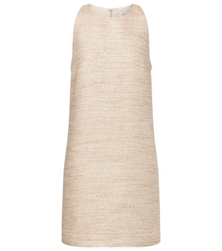Photo: Dorothee Schumacher Shiny Coolness lamé tweed shift dress