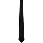 Burberry Black Classic Cut Monogram Tie