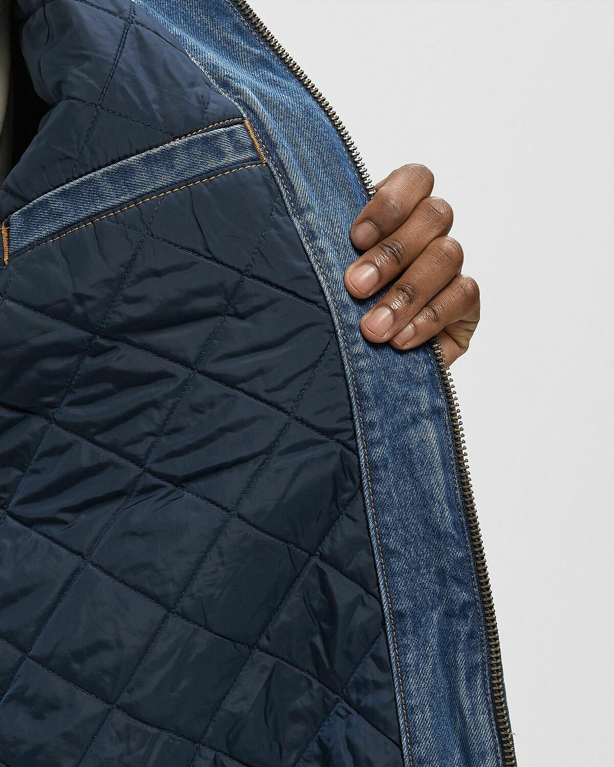 Levis POTRERO DENIM HOODY Blue Mens Denim Jacket