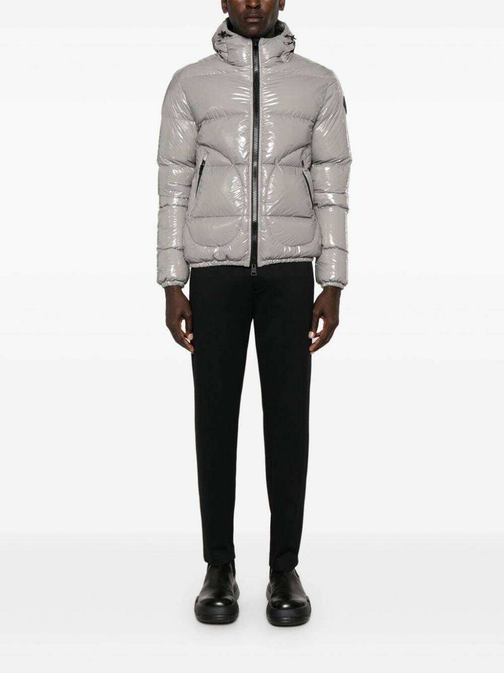 HERNO - Nylon Hooded Down Jacket Herno