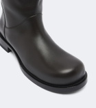 Christen Defender leather over-the-knee boots