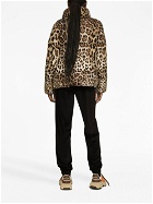 DOLCE & GABBANA - Leopard Print Nylon Down Jacket