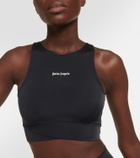 Palm Angels Logo jersey sports bra