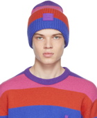 Acne Studios Multicolor Stripe Logo Beanie