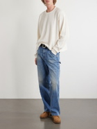 Cherry Los Angeles - Logo-Print Cotton Waffle-Jersey T-Shirt - Neutrals