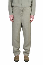 120% Lino Pants In Green Linen