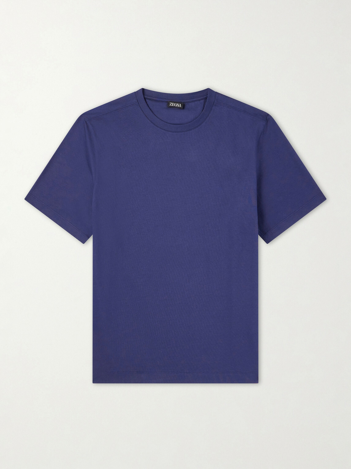 Zegna - Cotton-Jersey T-Shirt - Blue