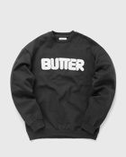Butter Goods Rounded Logo Crewneck Black - Mens - Sweatshirts