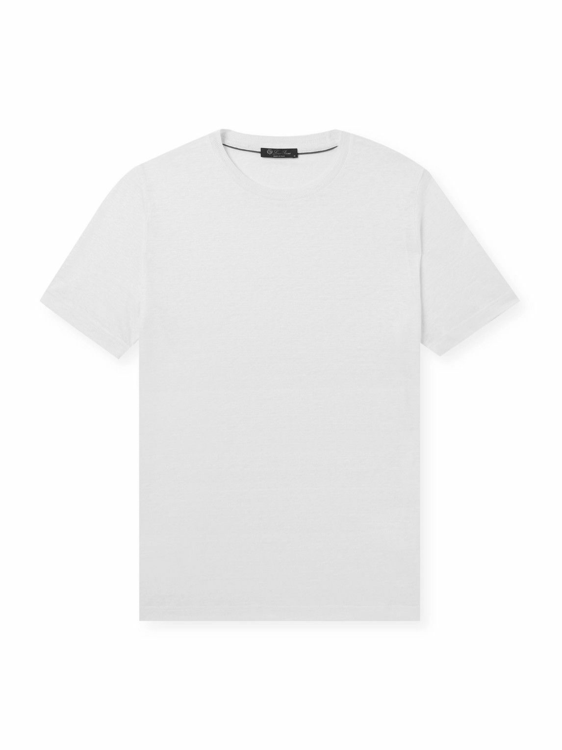 Photo: Loro Piana - Linen T-Shirt - White