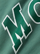 Museum Of Peace & Quiet - University Logo-Print Cotton-Jersey Sweatshirt - Green