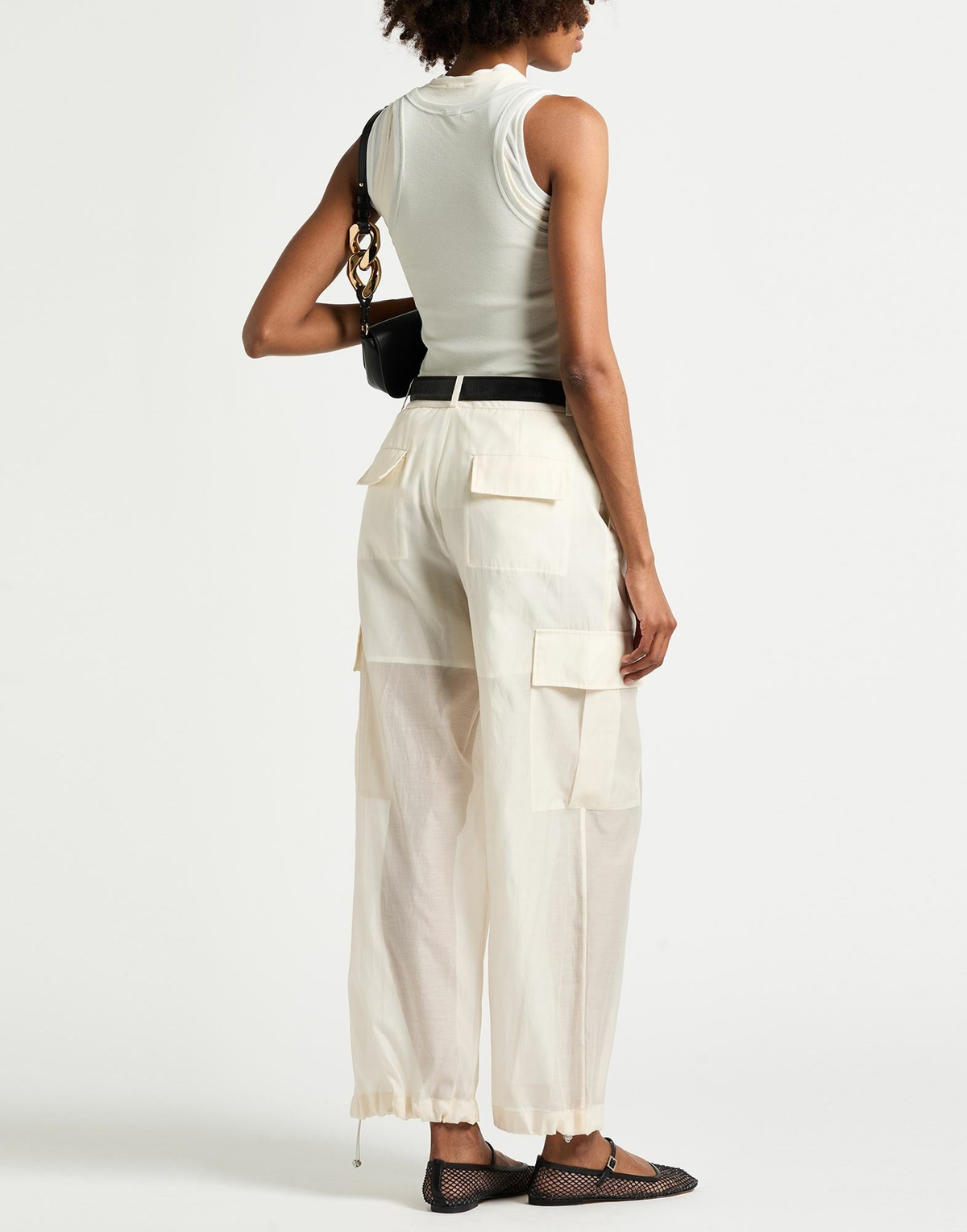 Peserico Womens Pants Cream