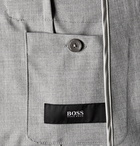 Hugo Boss - Nolvay Slim-Fit Melangé Woven Suit Jacket - Gray