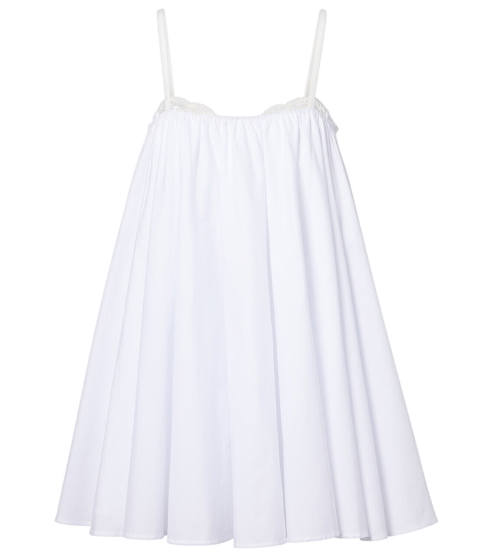 Photo: Staud Cecily cotton minidress