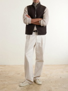 Eleventy - Brushed-Wool Zip-Up Gilet - Unknown