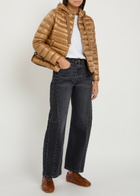 Herno Padded Nylon Jacket Camel