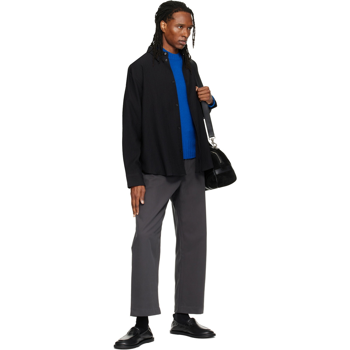 Studio Nicholson Gray Minard Trousers