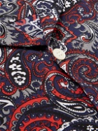 NOMA t.d. - Camp-Collar Paisley-Print REXCELL® Shirt - Red