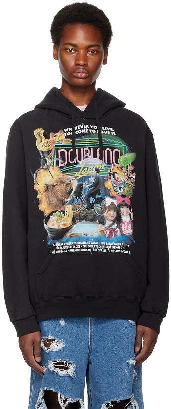 Photo: Doublet Black PZ Today Edition Hoodie