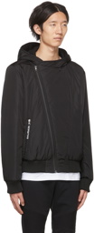 Balmain Black Zipped Bomber Jacket