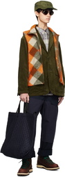 Engineered Garments Green & Orange Jacquard Vest