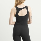 Nike Women's Zenvy Dri-Fit Tank Top in Black/Cool Grey