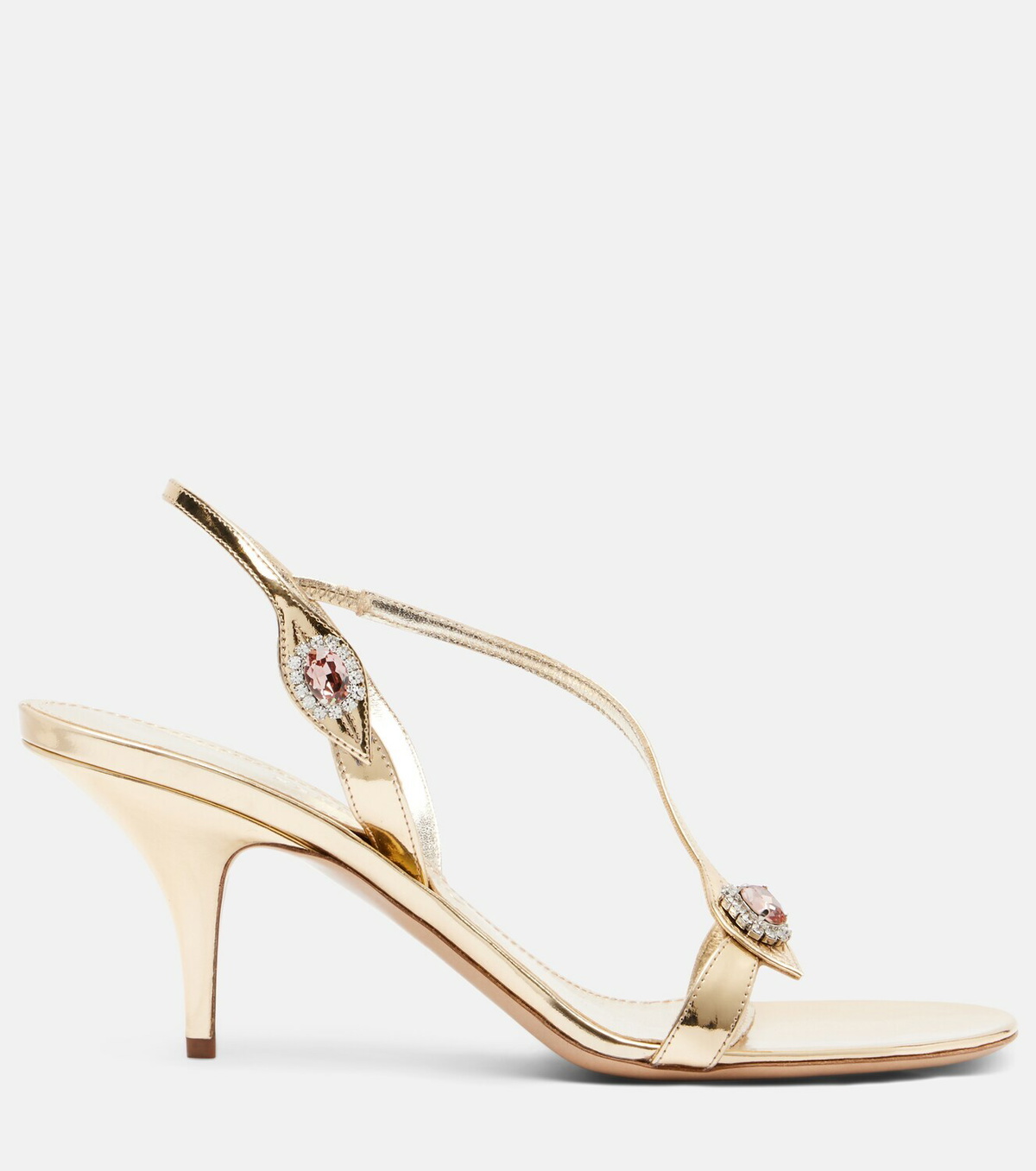 Ferragamo Sibilla 70 metallic leather sandals