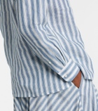 Ralph Lauren Collection Capri striped linen shirt