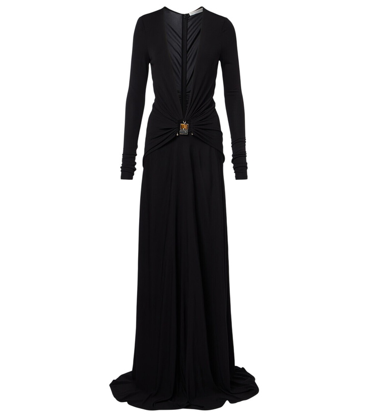 Photo: Christopher Esber Bezel Quartz embellished maxi dress
