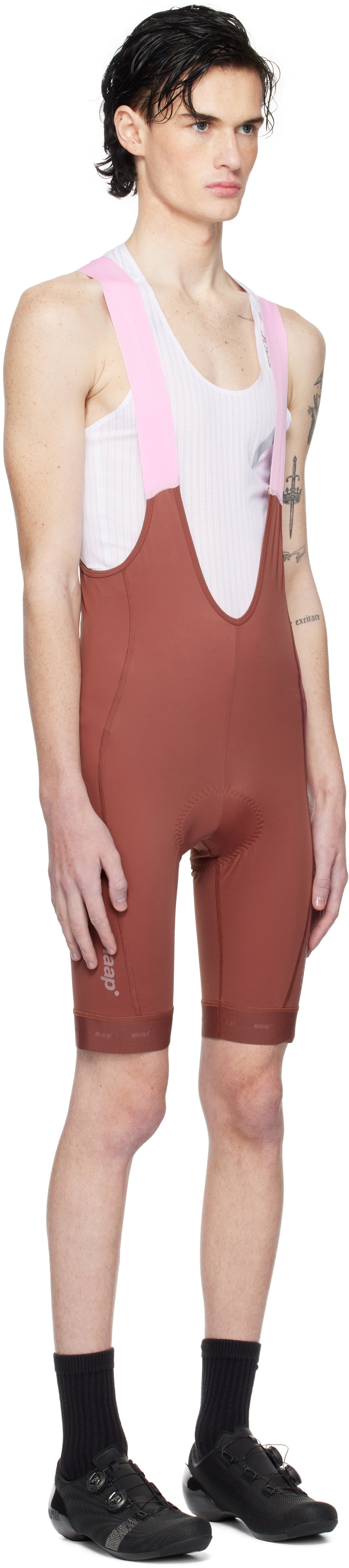 MAAP Red & Pink Training Bib 3.0 Shorts