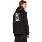 Isabel Benenato Black Back Print Hoodie