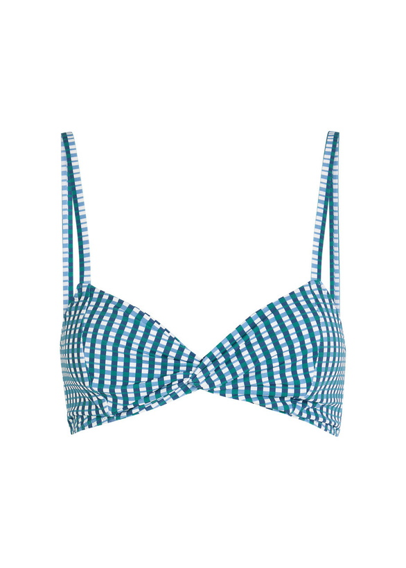 Photo: Nounou Missy Gingham Bikini top Blue