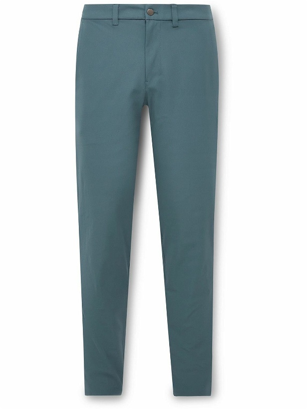 Photo: Lululemon - Commission Slim-Fit Tapered Warpstreme™ Golf Trousers - Blue