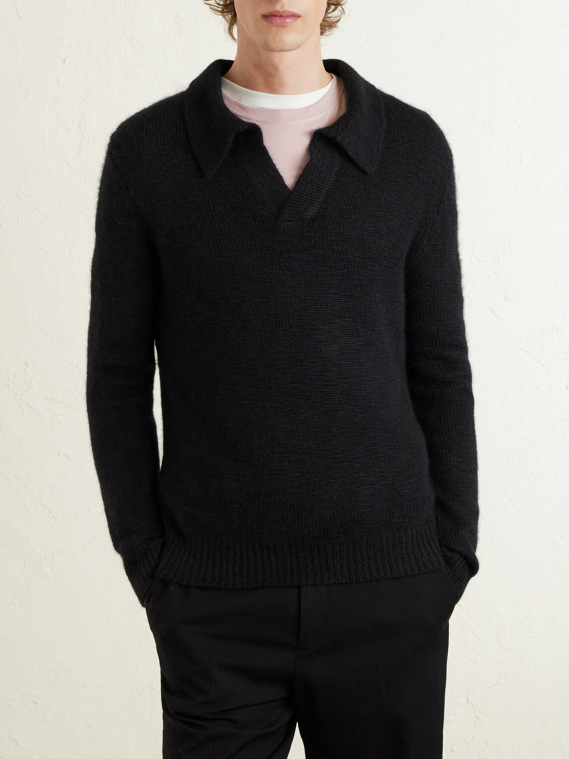 Gabriela Hearst - Aled Cashmere Polo Shirt - Black