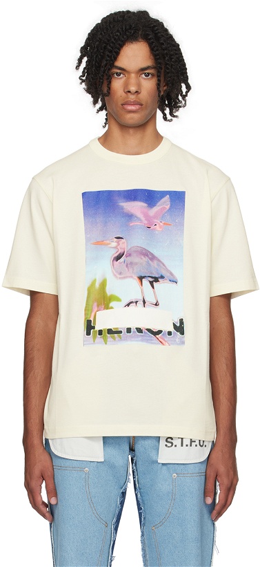 Photo: Heron Preston Off-White Censored Heron T-Shirt