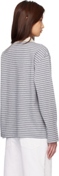 COOR Gray Multi-Stripe Pique Polo