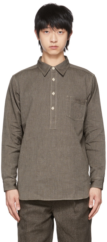 Photo: Taiga Takahashi Brown Cotton Shirt