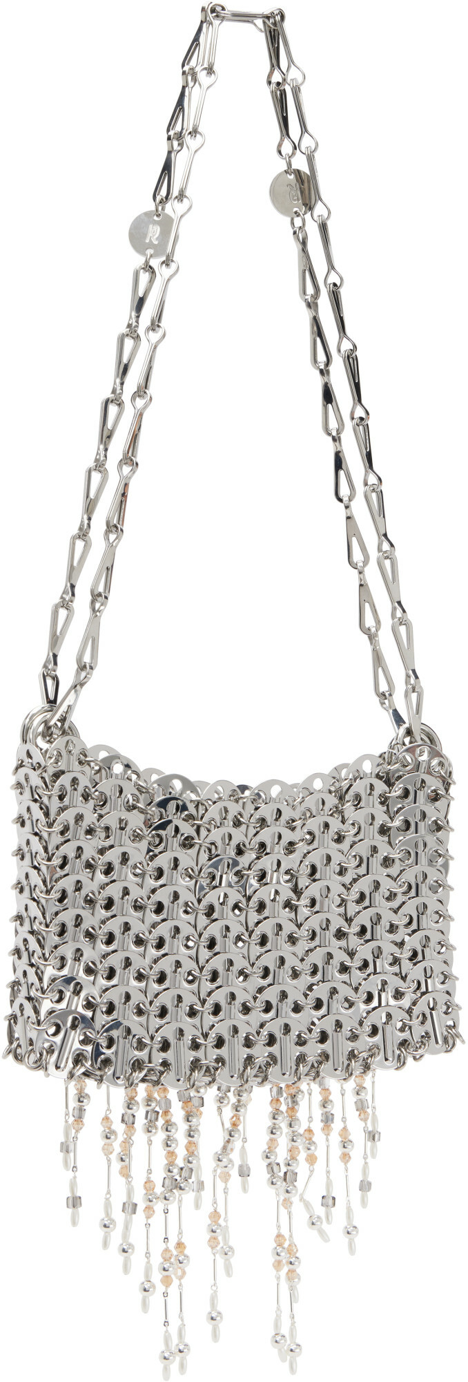 Rabanne Silver 1969 Nano Bag