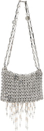 Rabanne Silver 1969 Nano Bag
