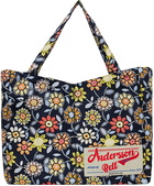 Andersson Bell Navy Flower Tote