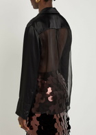 Roksanda Delan Silk-satin Shirt Black