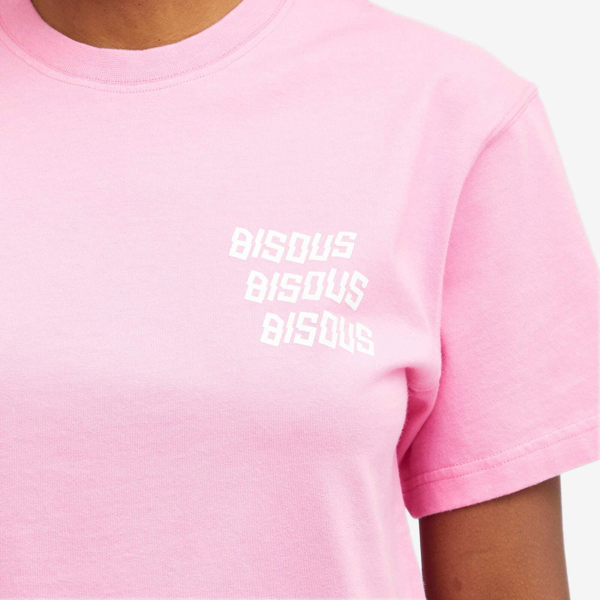 Bisous Skateboards Women's X3 T-Shirt in Pink# Bisous