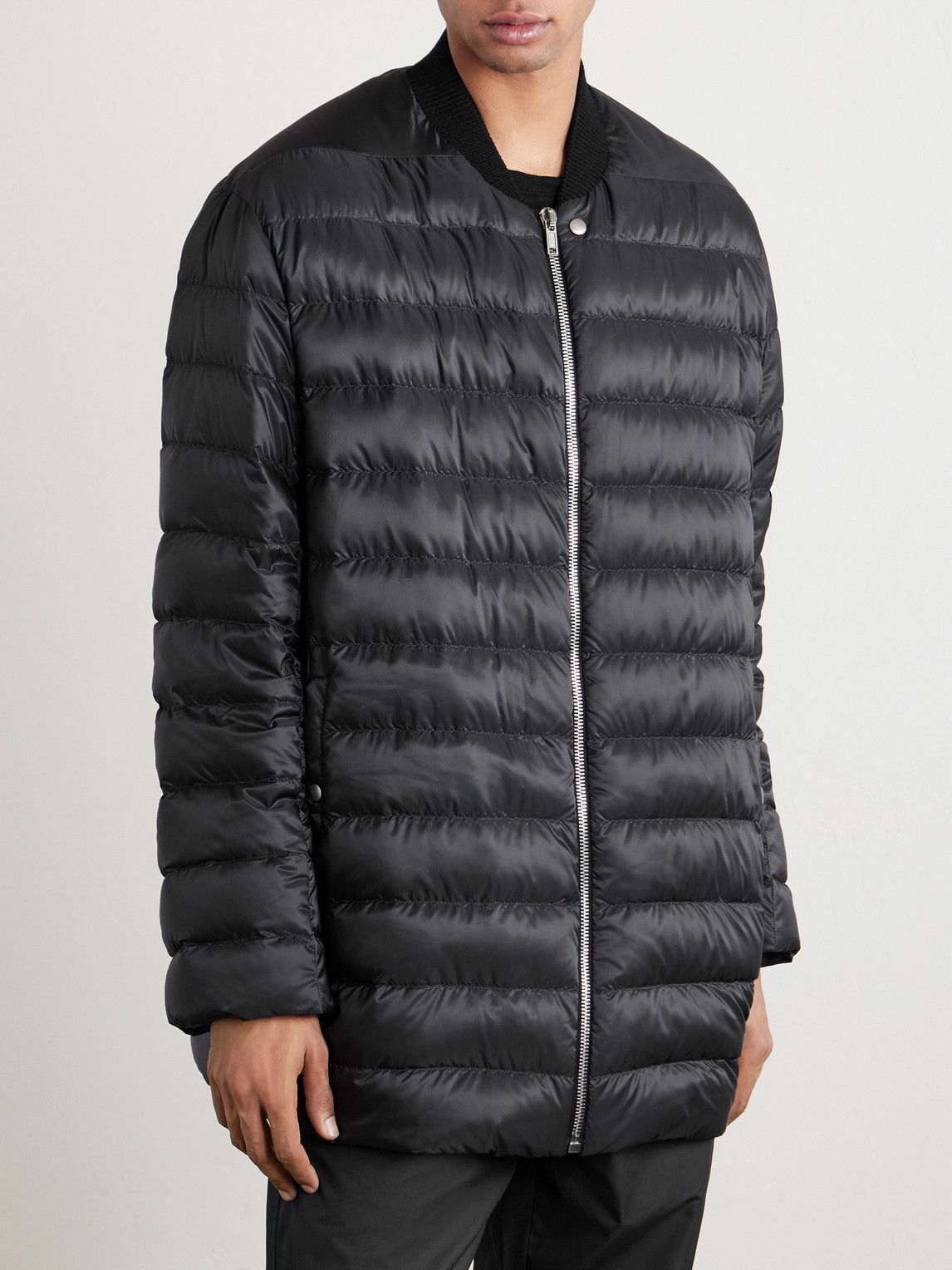 Rick Owens - Moncler Quilted Padded Shell Down Jacket - Black