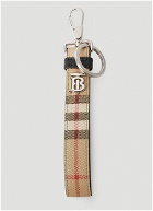 Burberry - TB Check Keyring in Beige
