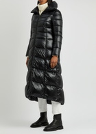 Herno Quilted Belted Shell Coat Black
