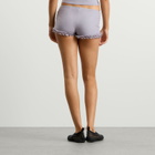 My Mum Made It Women's Ruffled Micro Shorts in Wisteria